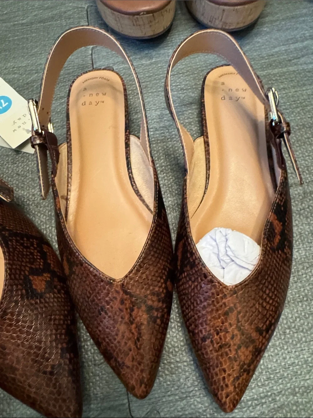 A New Day Women’s Victoria Shoes with Memory Foam Insole,- Dark Brown